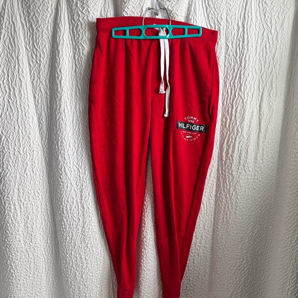 Tommy Hilfiger Bright Red Sweatpants